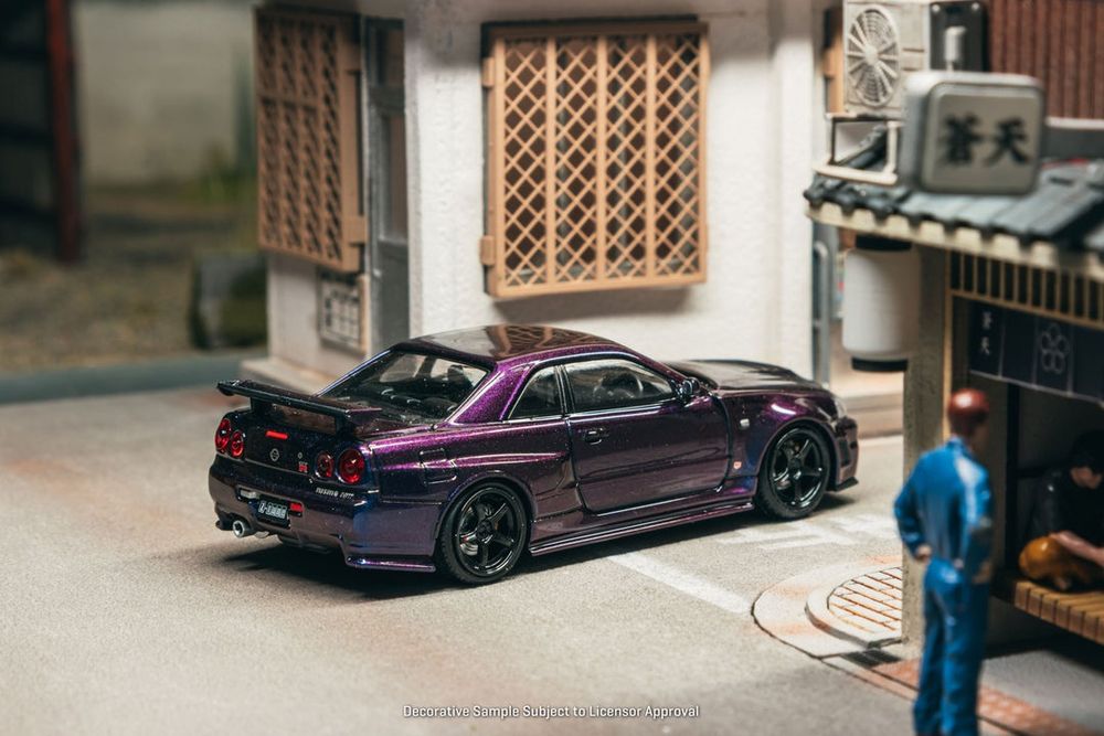 Tarmac x Ignition Mogeл - Nissan NISMO Skyline R34 Z- Tune Midnight Purple