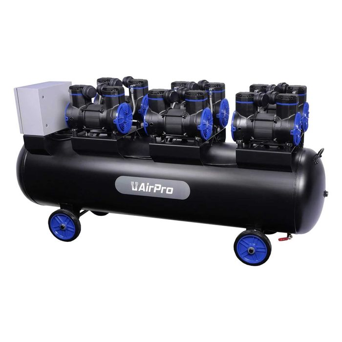 Compresor Silentios Zgomot Redus Fara Ulei 6X2CP 300L AIRPRO | Pret Special doar in Magazinul Gebo Tools