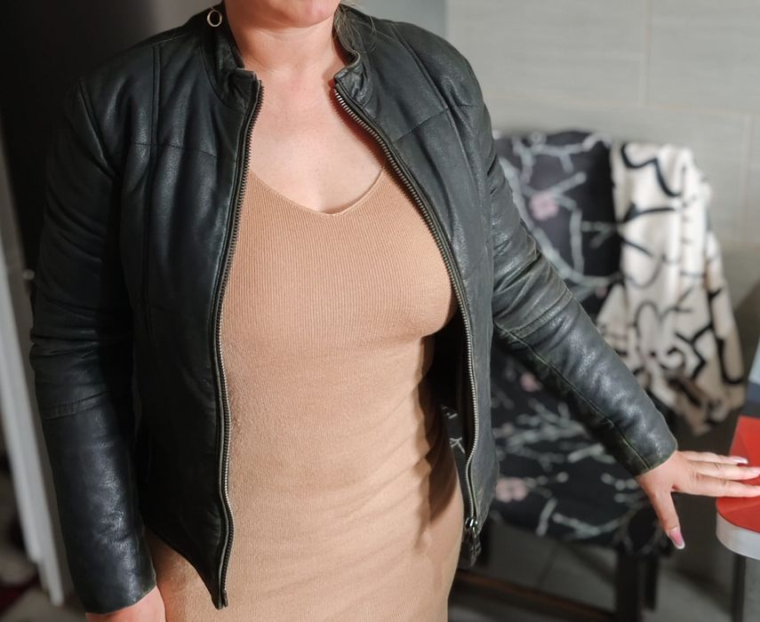 Geacă  din piele originală