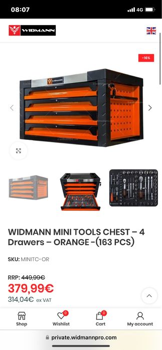 Cutie scule Widmann NOUA