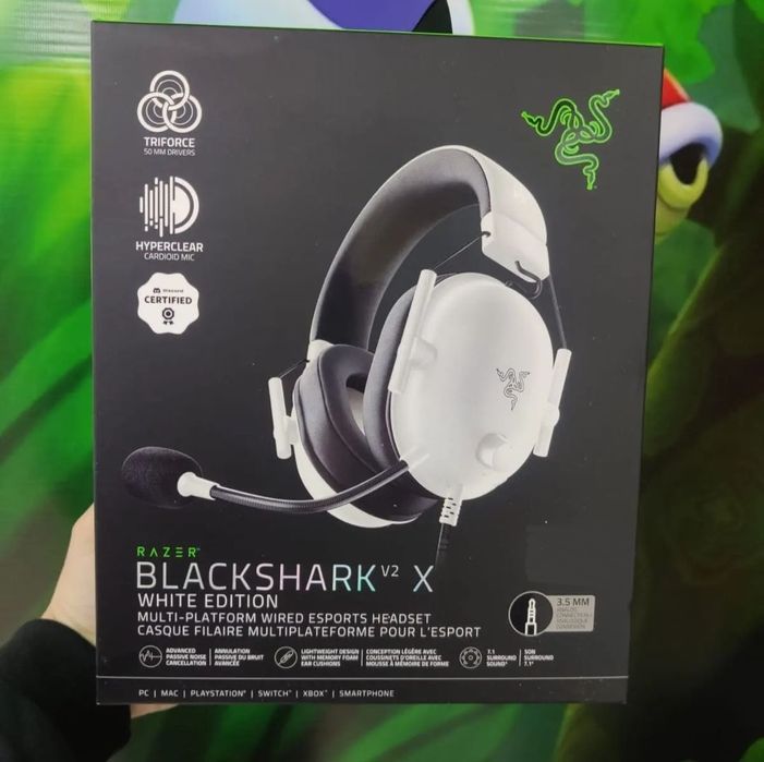 Оригинал! Razer Blackshark V2 X 7.1 Проводные Наушники/Гарнитура