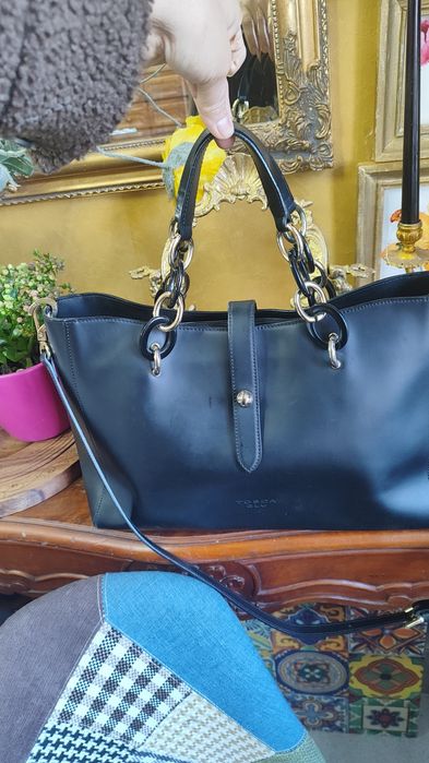 Голяма чанта Tosca Blu естествена кожа