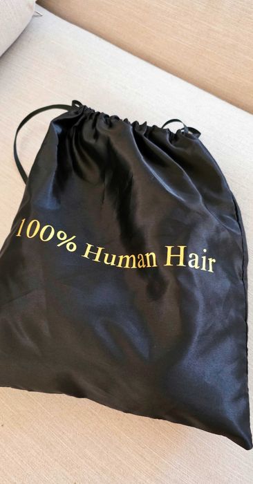 Peruca 100% par natural uman brazilian NOUA cu dantela, 45 cm
