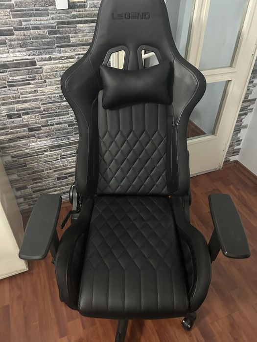 Геймърски стол кожен