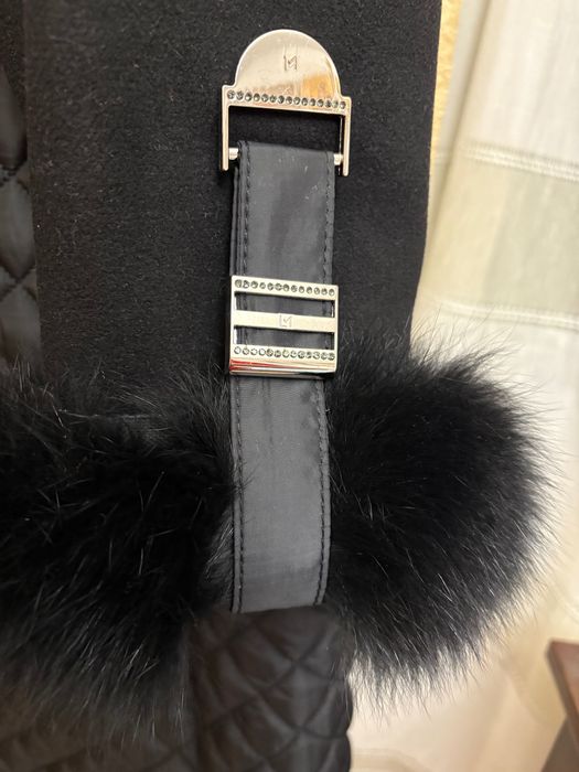 Palton de fâș cu vulpe