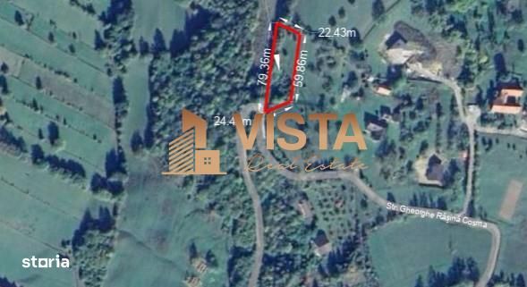 Teren intravilan 1500mp , ideal casa  pensiune , priveliste si pozitie