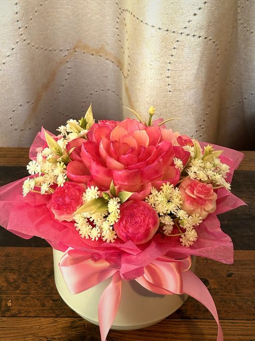 Ръчно изработени букети от сапун/свещи