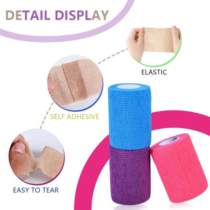 Самозалепващ бинт (Кобан) 7.5 СМ Х 4.6 М