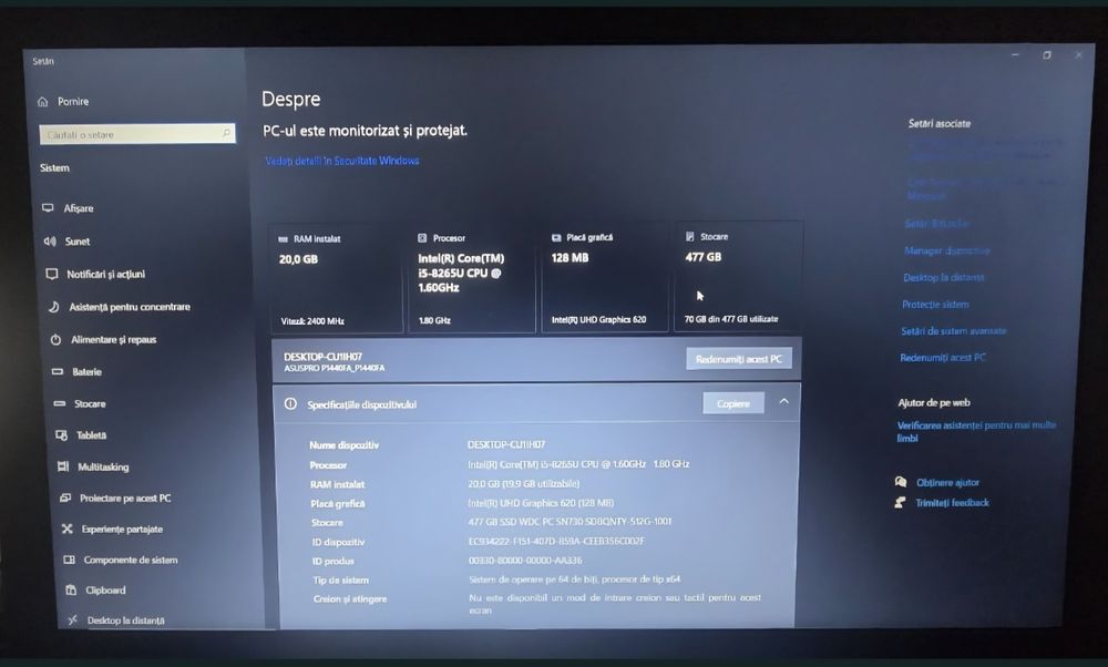 Laptop gaming 20gb ram