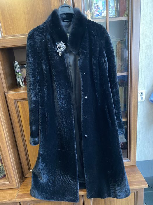 шуба мутон состояние новая