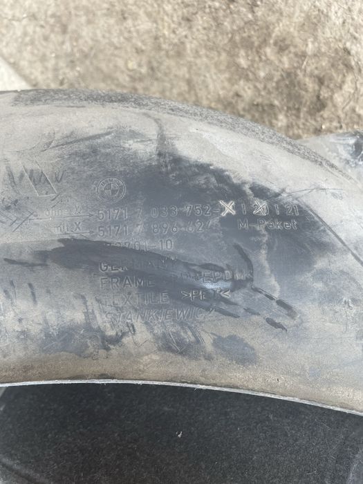 Carenaje, spuma bara, suporti bara, plastic dedesubtul barii, bmw e60