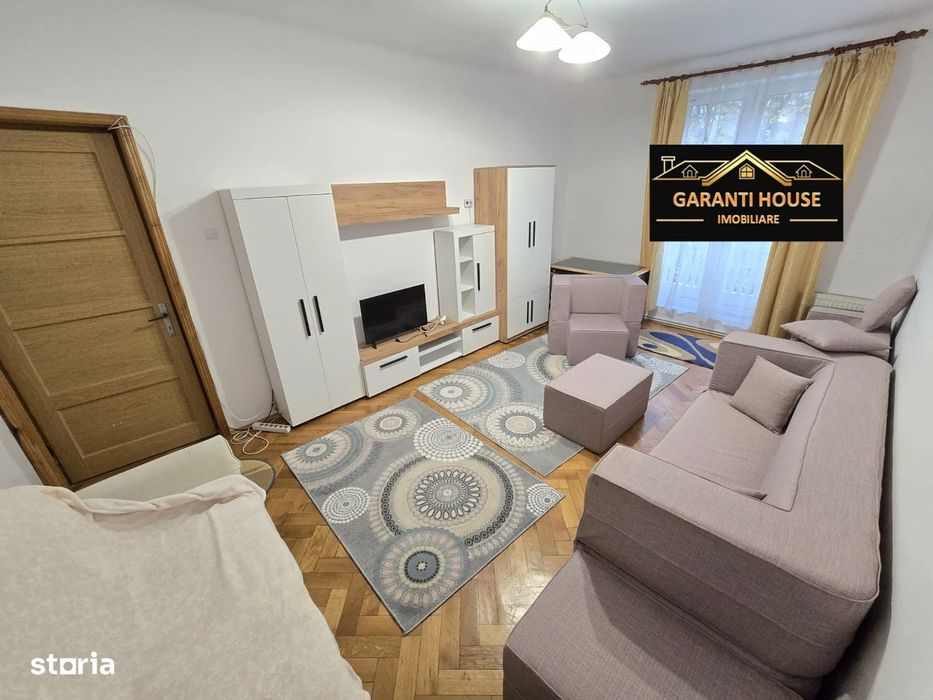 Nicolae Iorga, etaj 1, apartament cu o camera, mobilat si utilat, 250€