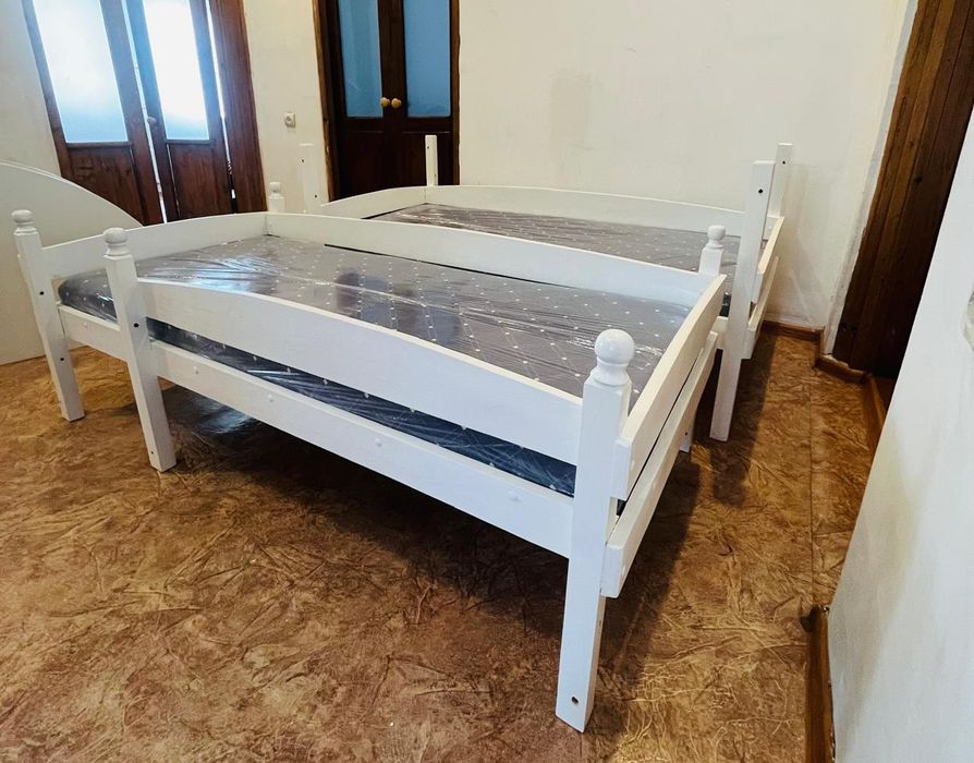 Двухярусная детская трансформер кровать