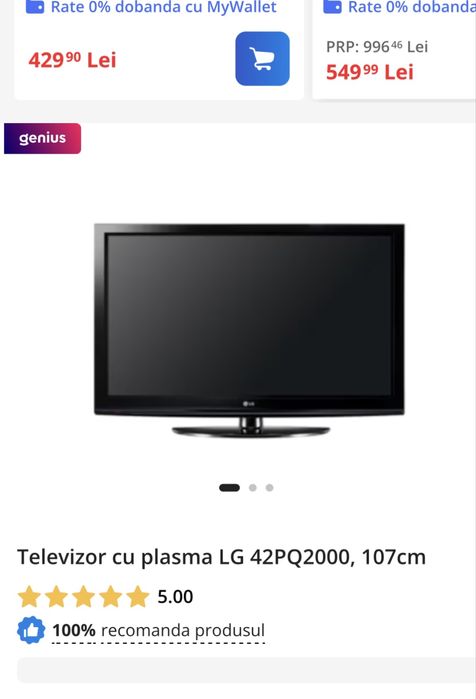 televizor plasma LG 42PQ2000