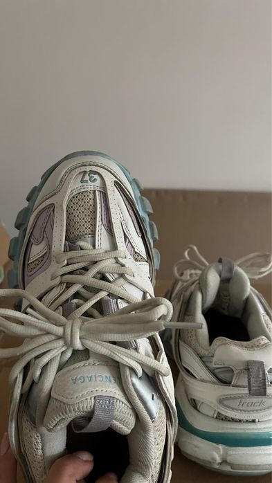 Balenciaga Track white/blue edition 37