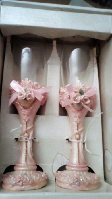 Сватбени чаши.Цена 40 лв.