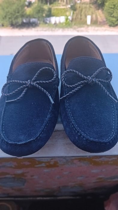 Велурени мокасини Зара