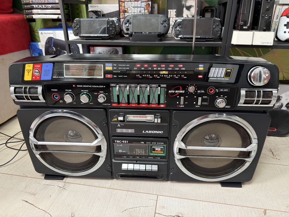 Lasonic Boombox TRC-931 classic ghettoblaster Bacau • OLX.ro
