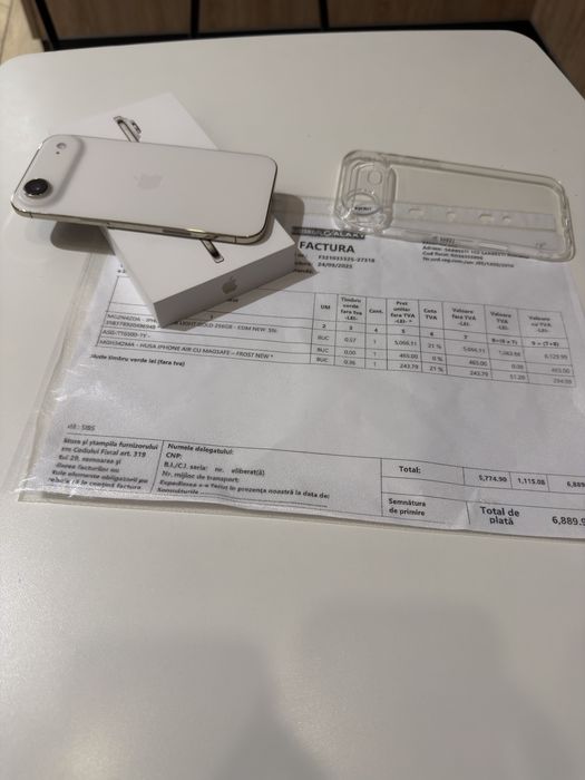 Schimb  iPhone Air 256 gb gold