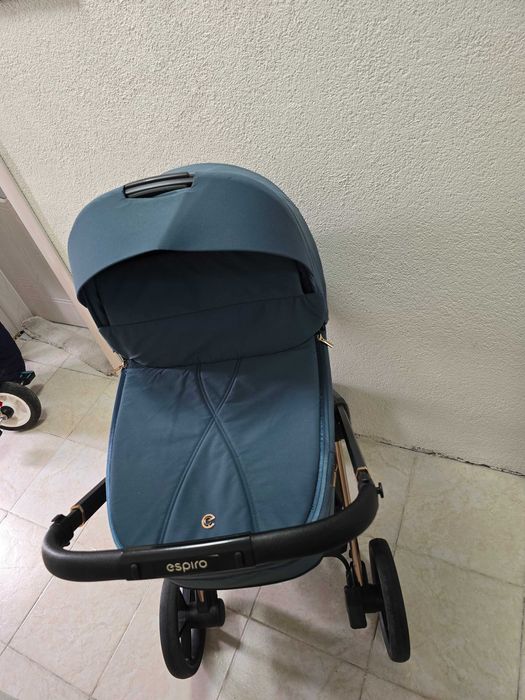 Бебешка количка Espiro Miloo Unique Saphir 2в1