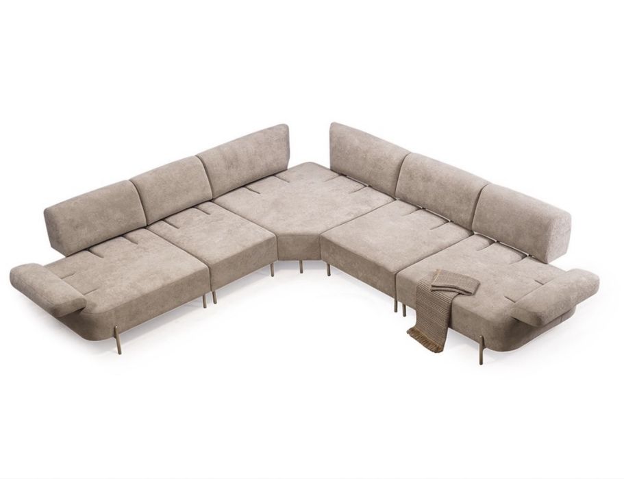 Луксозни  Ъглови дивани за хол по поръчка с размери на клиента