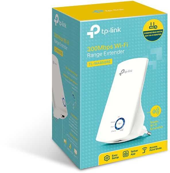ПРОМО Нов Wi Fi Удължител на Обхват TP-Link WA850RE 300Mbps с Гаранция