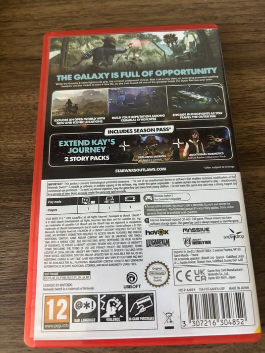 Star Wars Outlaws Switch 2