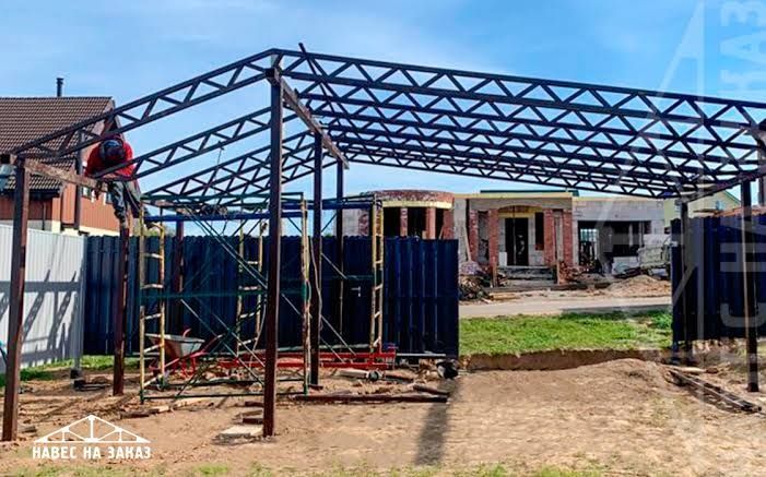 Сварка навесов металлоконструкций