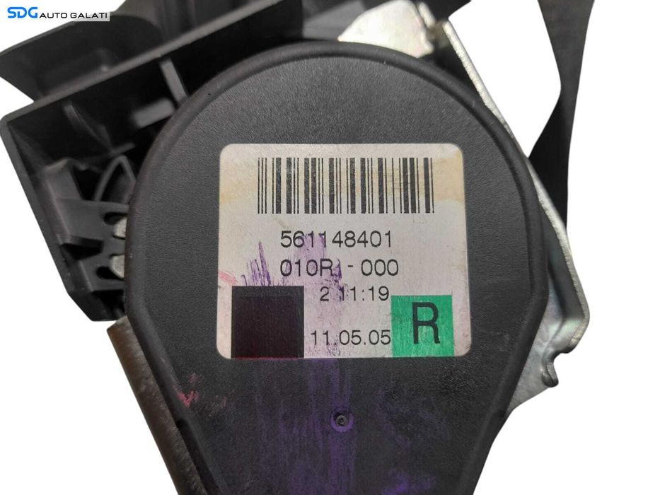 Centura Siguranta Dreapta Fata Pasager BMW Seria 7 E65 E66 730 2001 - 2008 Cod 600701100 S28266744120 [N0574]