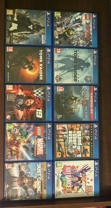 Продавам PS4 игри в много добро състояние!