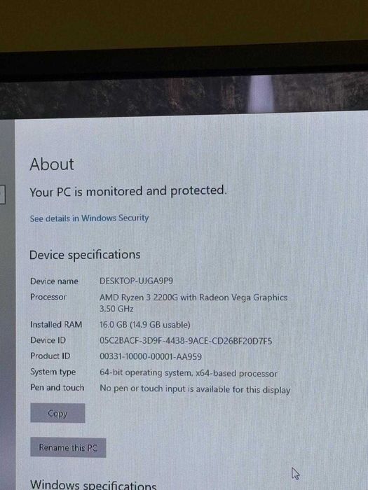 Unitate / Calculator / PC Gaming Corvus AMD Ryzen 3 16GB RAM