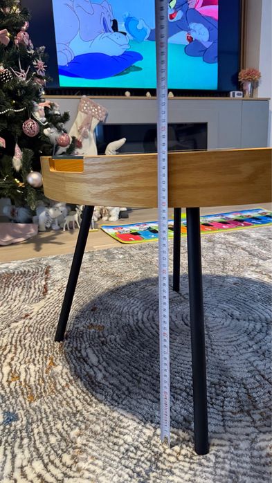 Masa de cafea din lemn si sticla