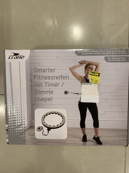 Vand cerc gimnastica CRIVIT, cu trimer, sigilat