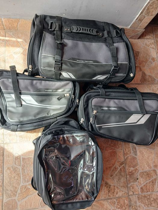 Set genti bagaje moto.