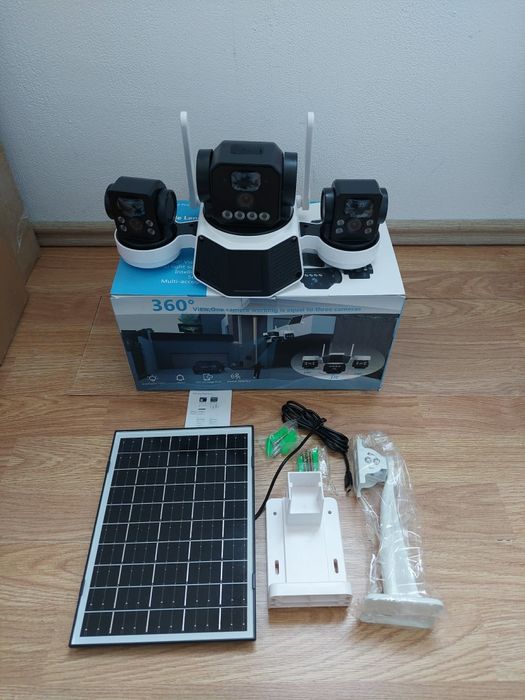 Camera supraveghere  cu panou solar