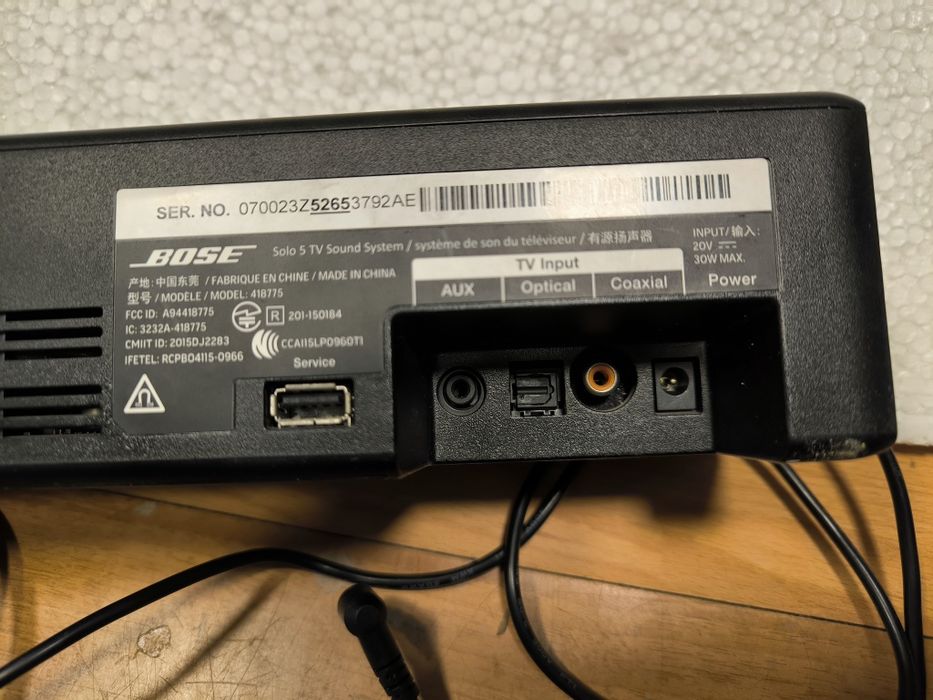 Bose Solo 5 TV Soundbar / колона за телевизор