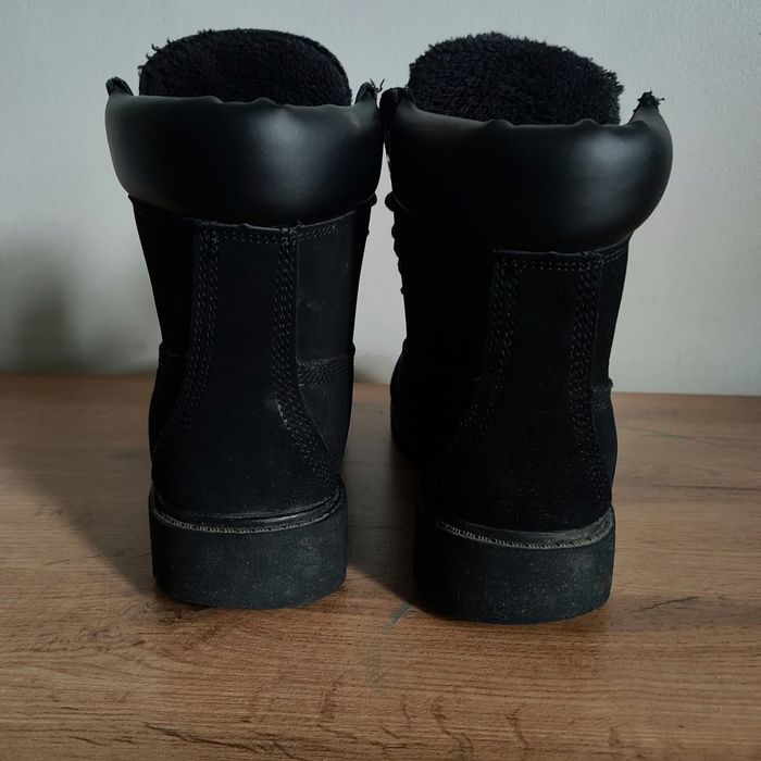 Ботинки Timberland Черные с мехом [40]