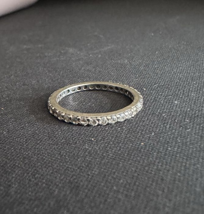 Inel tennis aur alb 14k 1,27g - mărimea 47