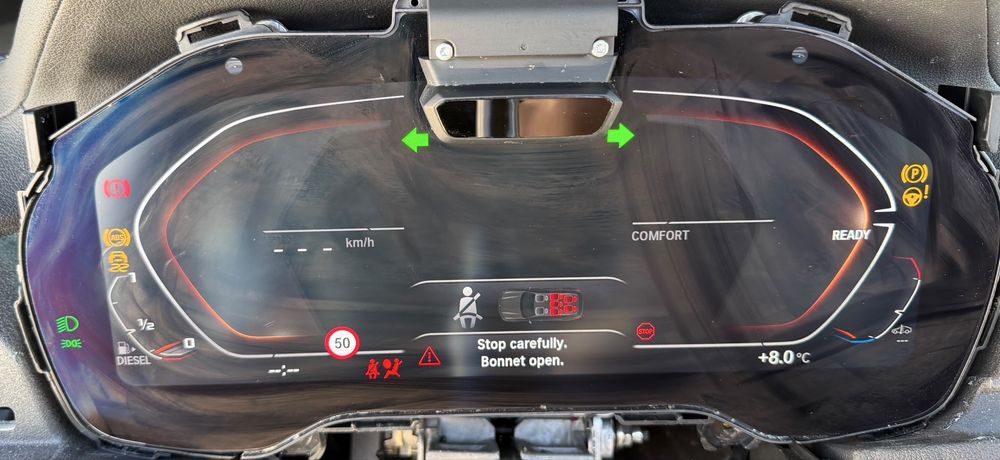 Ceasuri Bord Digitale BMW X3 G01 LCI / X4 G02 LCI  G20 G21 Live Cockpit Professional HUD Original