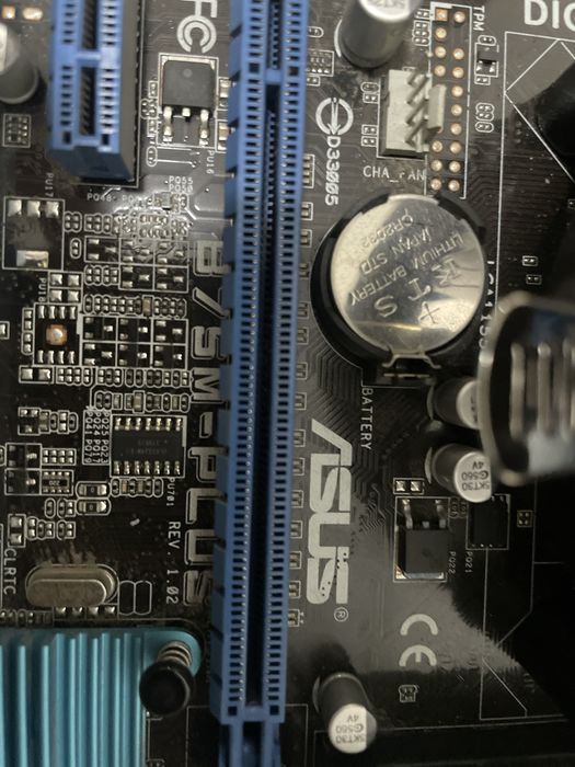 Продам комплект материнская плата, процесор, озу