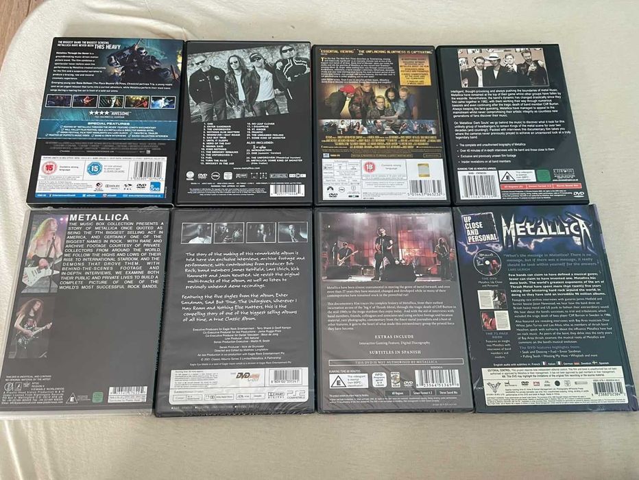 Colectie 8 DVD -uri METALLICA