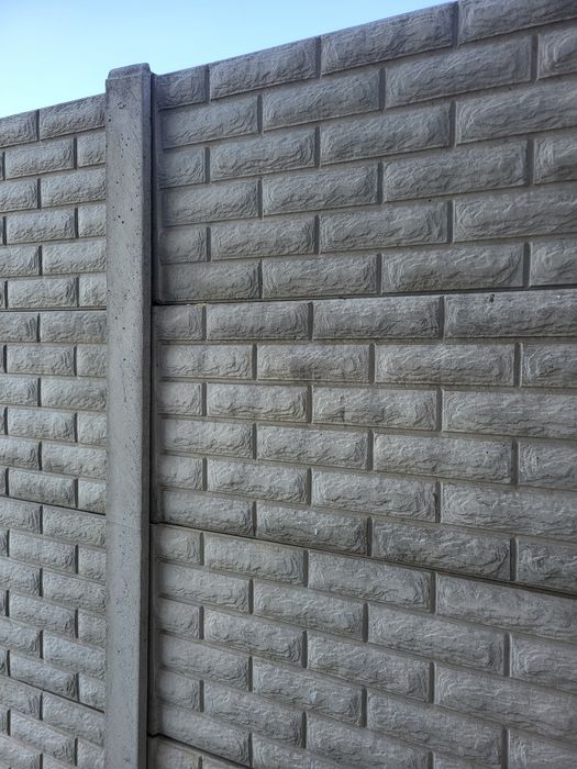 Placi panouri de gard beton prefabricat model piatra sparta