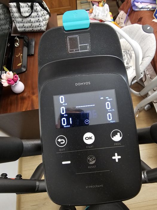 Bicicleta eliptica fitness aerobic Domyos Decathlon 120