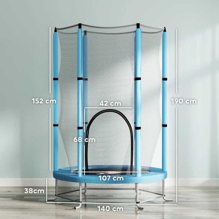 Детски батут AIYAPLAY с предпазна мрежа