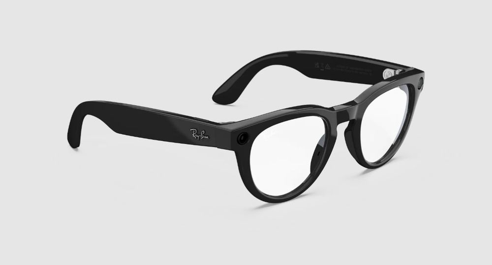 Умные очки Ray-Ban Meta Headliner Shiny Black, Clear