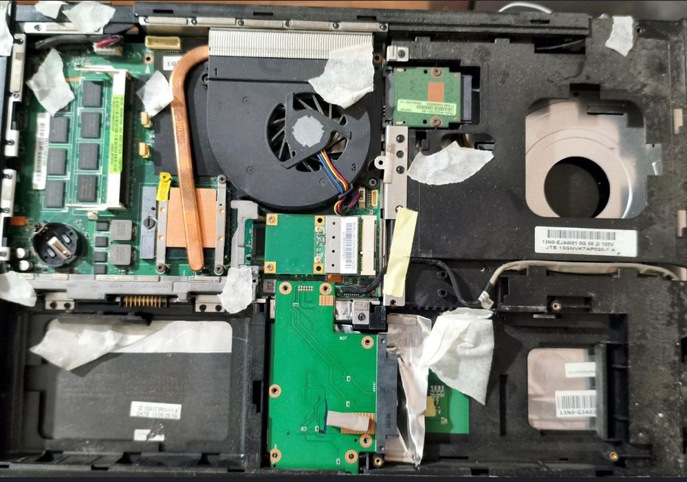 Материнская плата Asus на ноутбук