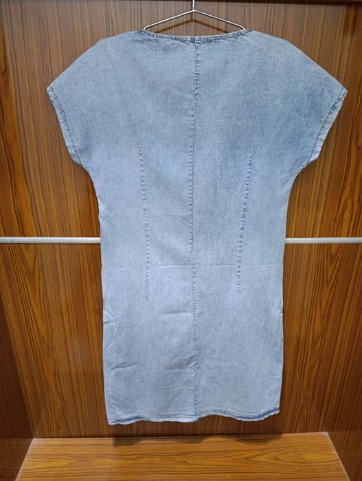 Платье и джинсовая туника