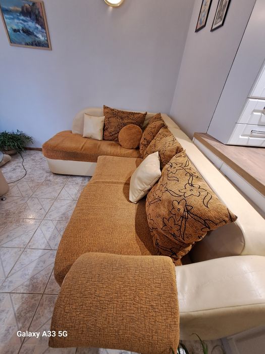 Ъглова мека мебел