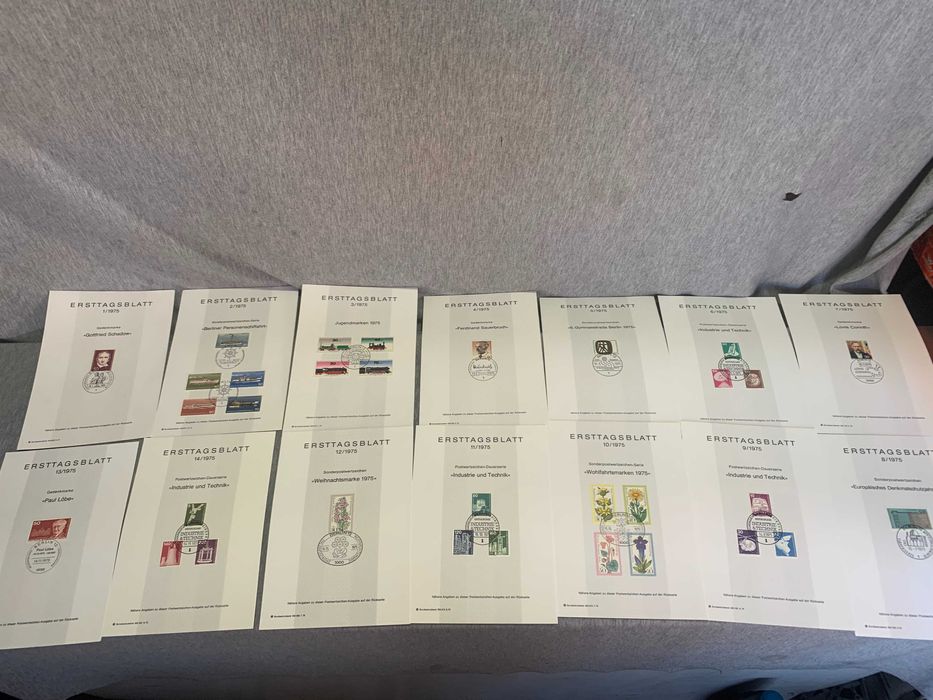 пощенски марки Германия Първи лист 1975г