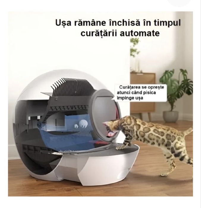 Litiera automata pentru pisici